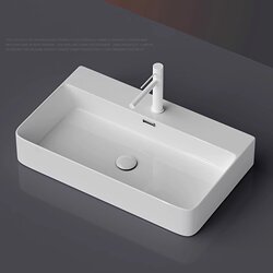 Countertop Basin Ceramic Wash Basin Large Size Home Bathroom Wash Basin Small Size Balcony Wash Basin Single Basin