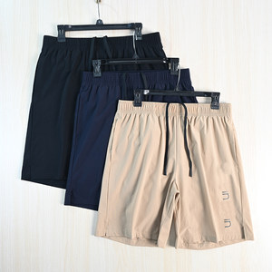 
Men's Goods 264/27 American Single Printed Letters Cool Quick-Drying Elastic Waist Casual Shorts