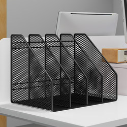 Metal File Storage Rack, Desk Organizer, Folder Storage Box, Document Organizer, Office Supplies, Book Storage and Organization Rack, Multi-Link File Frame, A4 Bookshelf, Desktop Book Stand