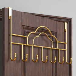 Over-The-Door Hook, No-Drill Door Hanger, Storage Rack, Clothes Hook, Bedroom Kitchen Wall Storage Rack, Clothes Hook