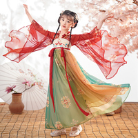 Girls Hanfu Costume - Chinese Style Fairy Dress For Children