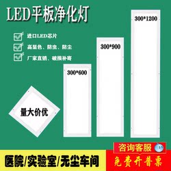 300X1200 Purification Lamp Led Clean Room Light 30X90 Hospital Operating Room Dust-Free Workshop Flat Ceiling Light Surface Mounted
