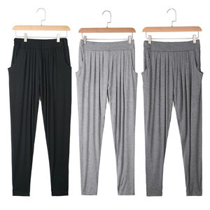 Casual pants women's summer thin Modal sports Haron pants high waist versatile solid color loose trousers big size women's pants