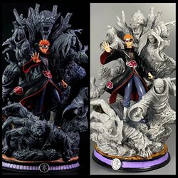 Naruto Gk Super Giant Akatsuki Organization Pain Hell Demon Statue Scene Boxed Figure