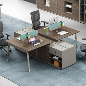 
Office furniture set company workstation office 468 person workstation simple modern office desk and chair combination