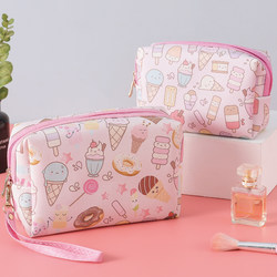 Cute Japanese-Style Makeup Bag ins Korean Style Small Storage Bag Portable Large Capacity Trendy Cosmetic Bag for Women to Carry by Hand
