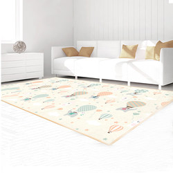 Peach Velvet Fabric Xpe Upgraded Crawling Mat, Baby Crawling Mat, Household Full-Sheet Anti-Cat Scratch Silk Fabric Floor Mat