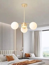 Magic Bean Chandelier Italian Light Luxury Cream Style Warm Room Lamp Modern Simple Creative Romantic Home Bedroom Main Light