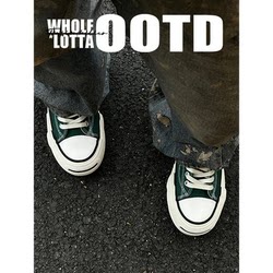 Newrockstarchoop Autumn and Winter Niche Vulcanized Canvas Shoes for Men, Versatile Low-Top Classic Thick-Soled Sneakers