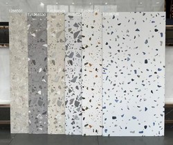 Terrazzo Tiles 600X1200 Dry Grain Surface Outdoor Non-Slip Floor Tiles Small Floral Tiles for Yard Terrace Full-Body Tiles