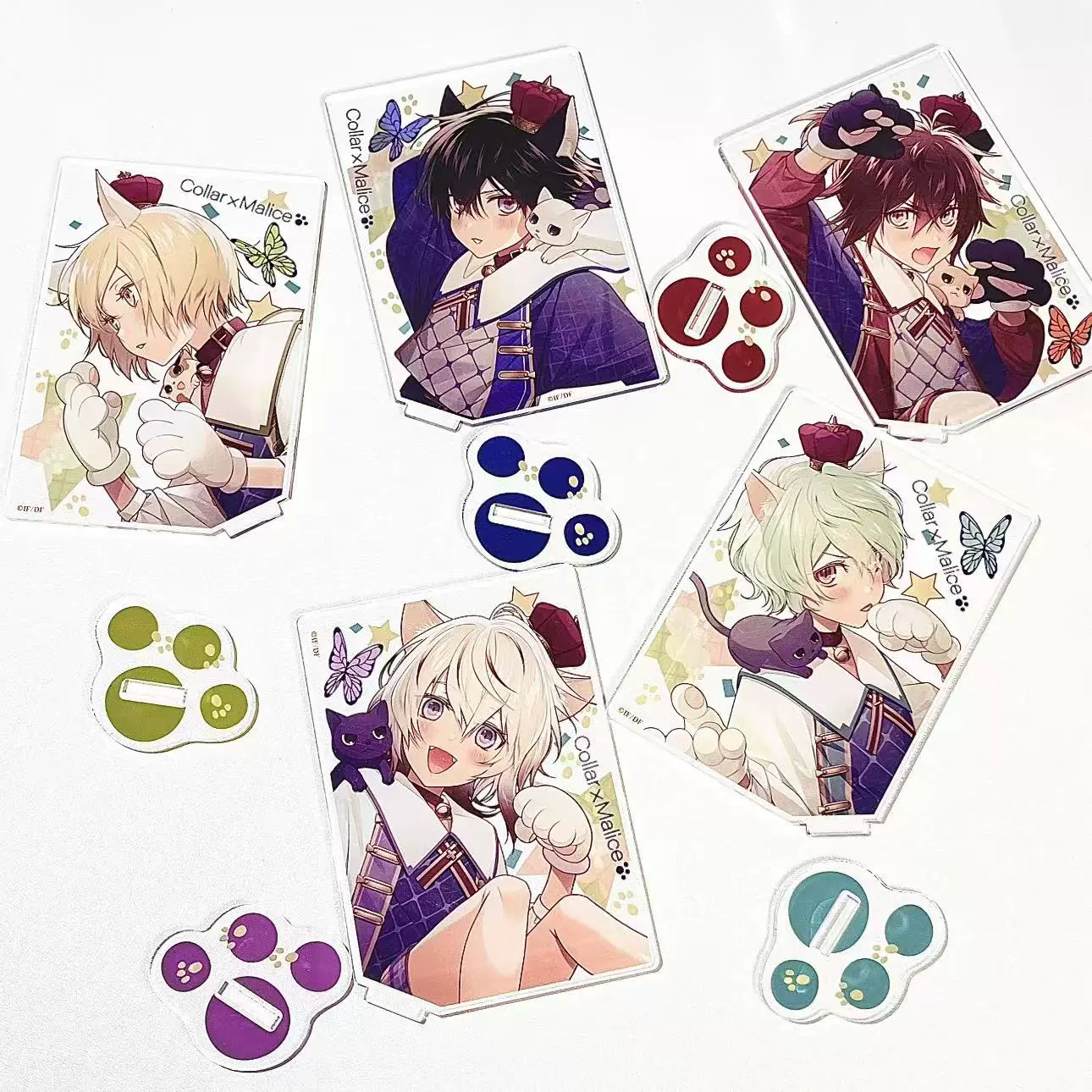 Collar×Malice メッセージカード③ 愛時 契 峰雄 尊 景之 K