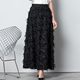 Super fairy skirt princess furry skirt temperament furry tassel A-line skirt skirt large size long skirt
