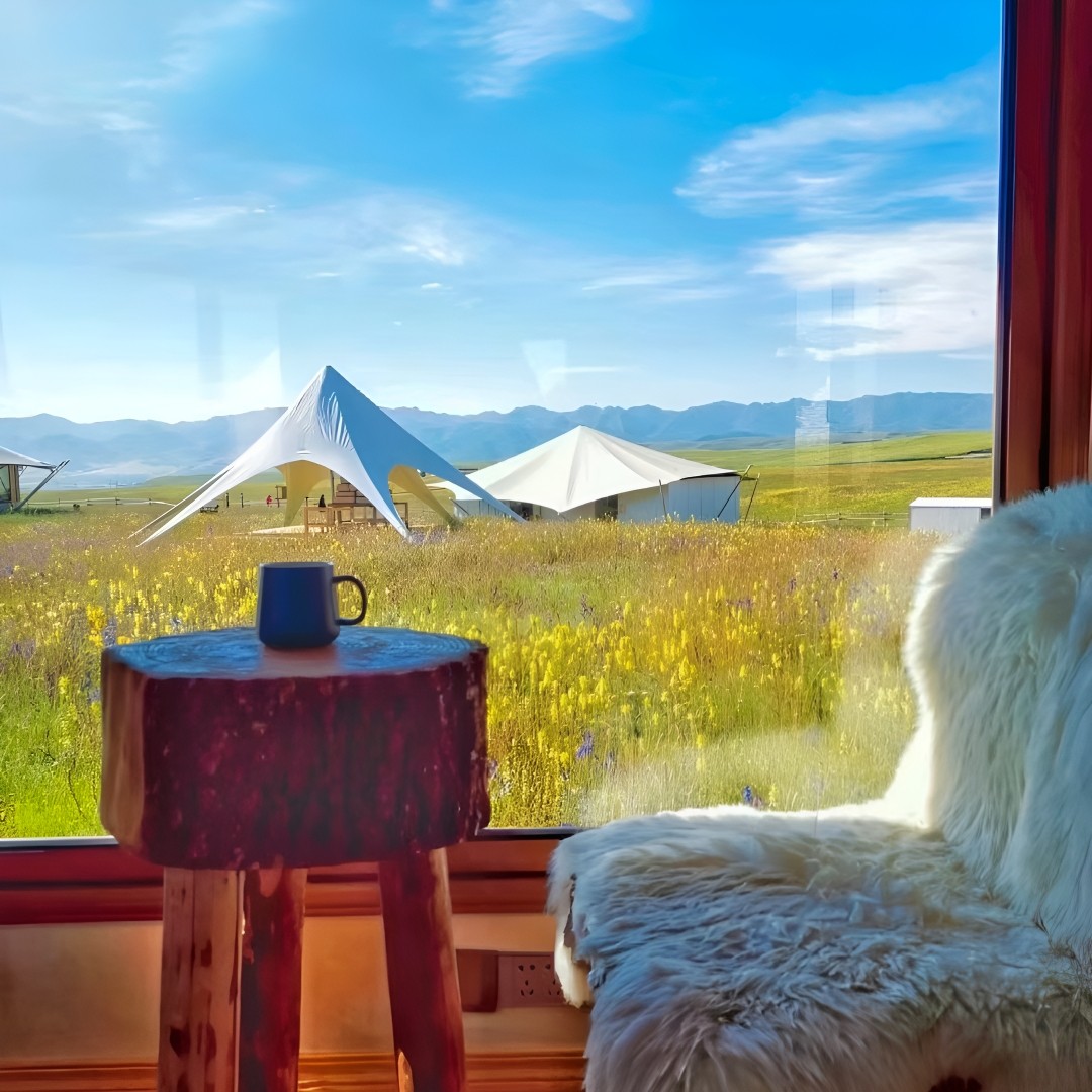 高奢私家团甘南落克之路5天【野奢桑青丛林木屋+甘加秘境望星】