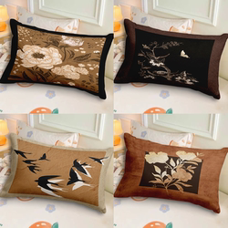 Chinese Retro Style, Nordic Light Luxury, French Style Living Room, High-End Home Sofa Cushion, Headboard Backrest Cushion, Bedroom