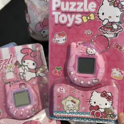 Electronic Pet Machine That Can Evolve and Feed to Become an Animal, Game Console, Mini Handheld Elf Toy, Childhood Nostalgia Pendant