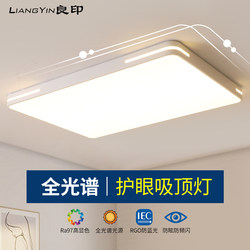 Living Room Lamp, Modern, Simple and Elegant, Main Light, Full Spectrum, Eye-Protecting, Ultra-Thin Led Ceiling Lamp, Whole House Hall Large Lamp