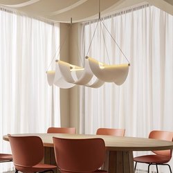 Moooi Drape Designer Art Restaurant Chandelier, High-End Modern Light Luxury Villa Living Room Decorative Lighting Fixtures