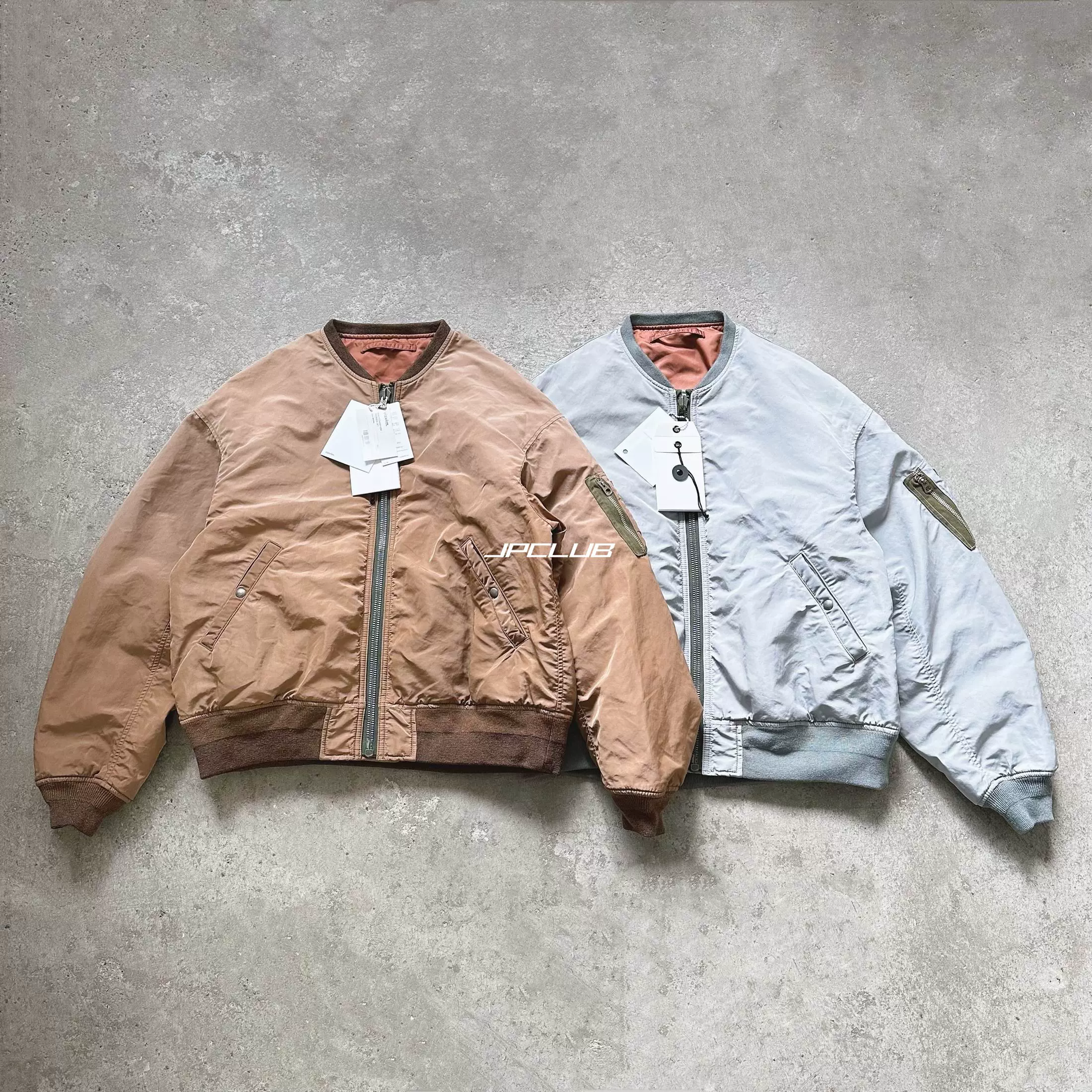 国现VISVIM 23AW THORSON JKT SPOT泥染水洗做旧飞行员夹克外套-Taobao