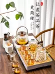 Bộ trà Kungfu tại nhà hoàn toàn tự động tất cả trong một trên Internet nổi tiếng nước sôi phổ biến Bộ trà sôi 2022 khay trà mới