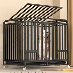 Dog Cage for Large Dogs, Medium-Sized Dogs, Dog Cage with Toilet, Indoor and Outdoor Use, Golden Retriever, Labrador Pet Dog Cage
