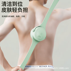 Popular Long-Handled Electric Bath Brush, Exfoliating Massage Brush, Automatic Back-Scrubbing Device, Shower Brush