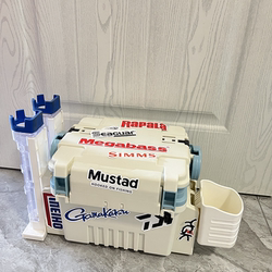 2025 New Model Lure Fishing Box, Mingbang Lure Same Model, Mini Portable Hand-Held, Can Sit On, Lure Bait Box with Stickers Included