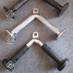 Gantry Rack Accessories Large and Small Bird Handles Triceps Press down Bar Electroplated Rubber-Coated Metal Pull-Down Bar Trainer