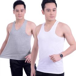 Summer T-Shirt, All-Cotton Men's Round-Neck Pure Cotton Shirt, Short-Sleeve, Loose-Fitting White Shirt for Middle-Aged and Elderly Men, Grandpa Undershirt