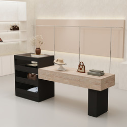 Medieval Style Clothing Store Island Display Table Locker Women's Clothing Store Display Cabinet Drawer Island Table Flow Table