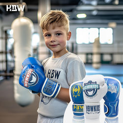 Hbw European Style Muay Thai Children's Gloves Boys Fighting Kids Girls Training Sanda Children's Boxing Muay Thai Gloves