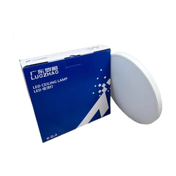 Guangdong Luozhao Led Three-Proof Ceiling Light, Ultra-Thin Round Waterproof Lamp for Bathroom, Balcony, Bedroom, Corridor, and Hallway