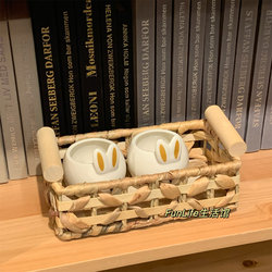 Funlife Living Center Export Overstock Handmade Bamboo Storage Basket Entryway Storage Cup Storage Decorative Items