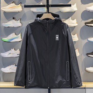 
Li Ning sports windbreaker men's 2025 autumn new fitness series ice-sensing comfortable sunscreen jacket AFDVG33