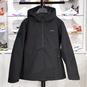 
Li Ning three-in-one sports windbreaker for men 2024 new removable down liner windproof jacket AWBU029
