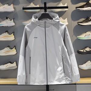 
Li Ning Sports Windbreaker Men's 2026 Spring New Group Purchase Series Water-Repellent Hooded Jacket AFDW809