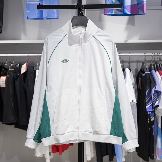 Li Ning sports windbreaker men's 2024 autumn new sports trend series loose stand-up jacket AFDUB61

