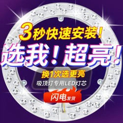 Led Ceiling Light Core Circular Modification Light Panel Modified Light Source Circular Replacement Lamp Tube Light Strip Household Light Panel