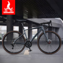 Official Genuine Phoenix Road Bicycle for Male and Female Students, Aluminum Alloy 16-Speed Variable Speed Racing City Adult Bicycle