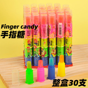 
Finger Candy Finger Candy Lollipop Children's Day Gift Snack Candy School Gate Supermarket Stall Snack Wholesale