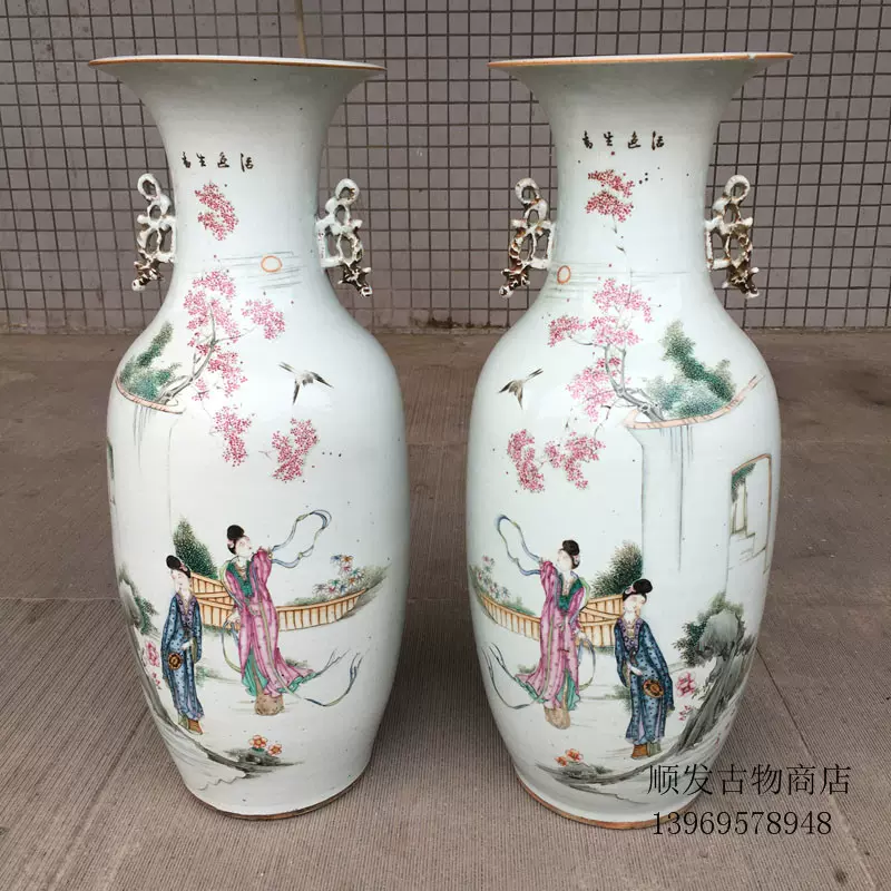 【伝来】古董品 唐物 宋官窯 古陶磁器 祭紅釉獸耳瓶 大宋御哥窯款 置物擺件 旧蔵☆中国古美術 老窑瓷器古瓷陶器唐宋古瓷宋代官窑传世双耳开片哥窑小罐一件