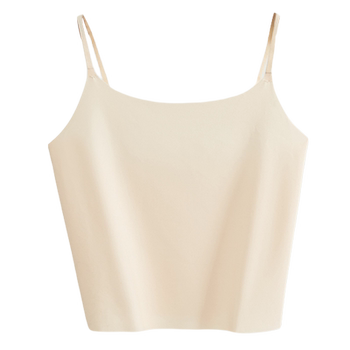 The suspender vest, the female interior to prevent the light ice silk without marks
