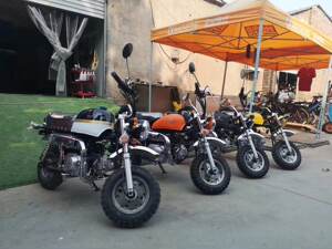 Jincheng Motorcycle JC70-8/9 Little Golden Boys Four Emptry Edar Mini Monkey's beloved little motorcycle
