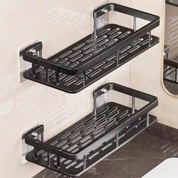 Bathroom Storage Rack, Wall-Mounted, No-Drill, for Toilet, Shower, Washroom, Sink, Wall Storage Shelf