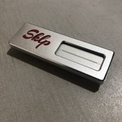 Sklp Xinguangli Stainless Steel Work Badge Mall Employee Badge High-End Metal Engraved Work Badge Magnetic Work Badge