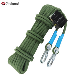 Golmud High-Altitude Work Rope, Climbing Rope, Life-Saving Rope, 12mm Military Green Outdoor Safety Rope, Rescue Rope