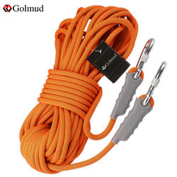 Climbing Rope, Outdoor Air Conditioning Installation Safety Rope, Rock Climbing Rope, Climbing Equipment Rope, Wear-Resistant Rescue Rope with Hook