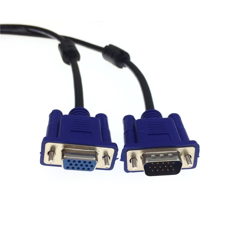 50ft VGA SVGA Monitor Cable With Audio - HD15 Male To Male 15 Meter Cable