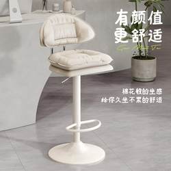 Beauty Salon Dedicated Cashier Front Desk Bar Chair, Convenient Store Shop Adjustable Backrest Chair, Simple Modern Bar Stool
