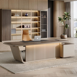 Boss Desk Boss Desk and Chair Combination Simple Modern Light Luxury High-End Ceo Office Executive Desk Desk