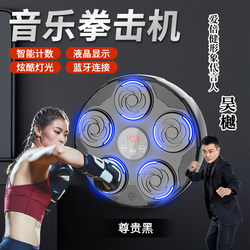 Smart Bluetooth Music Boxing Wall Target for Children and Adults Training Home Wall-Mounted Reaction Target